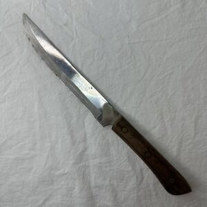 Vintage Rogers High Carbon Stainless Steel Full Tang 8" Chef's Knife Japan